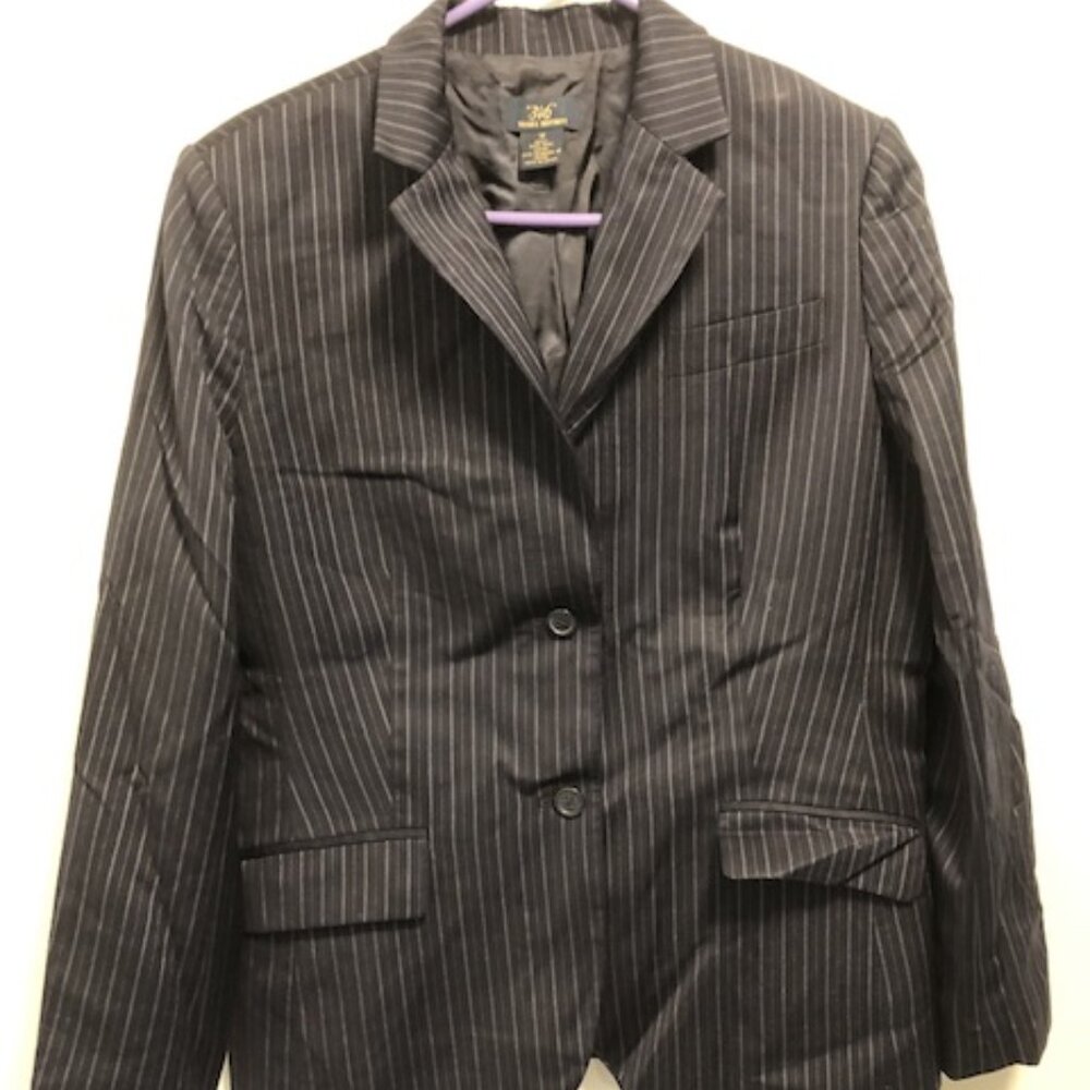 Brooks Brothers Pinstriped Blue Blazer